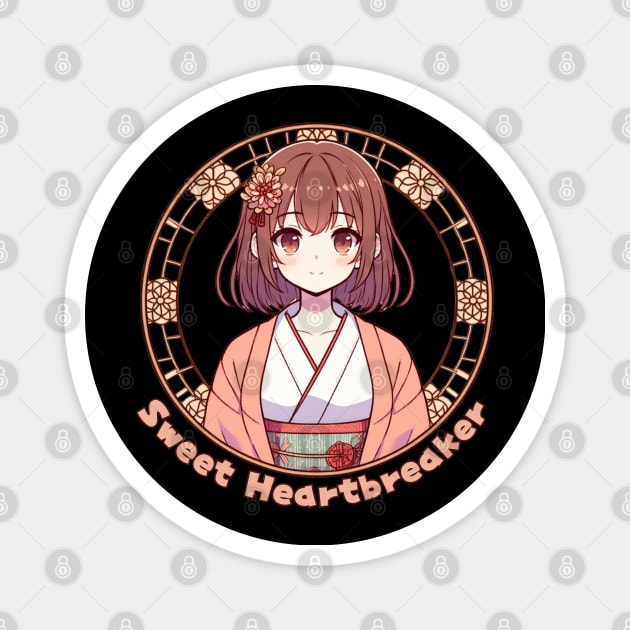 Japanese Anime retro anime Magnet by Japanese Fever